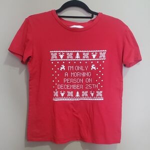 Bluenotes Vibrant Red Tee Size XS